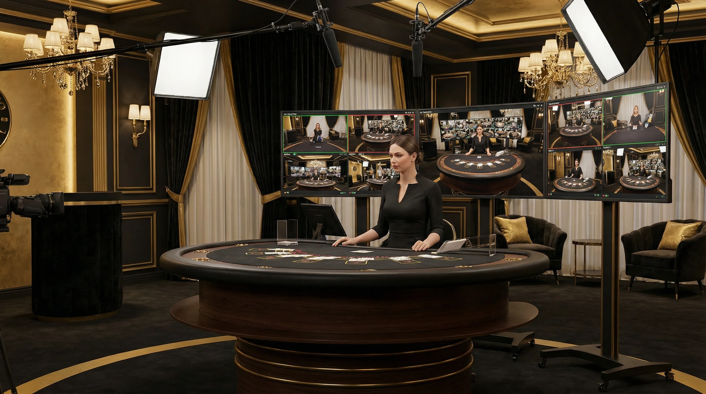 问鼎娱乐真人荷官百家乐直播画面